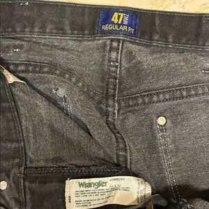 Wrangler Men's cowboy cut Fit Black Jeans